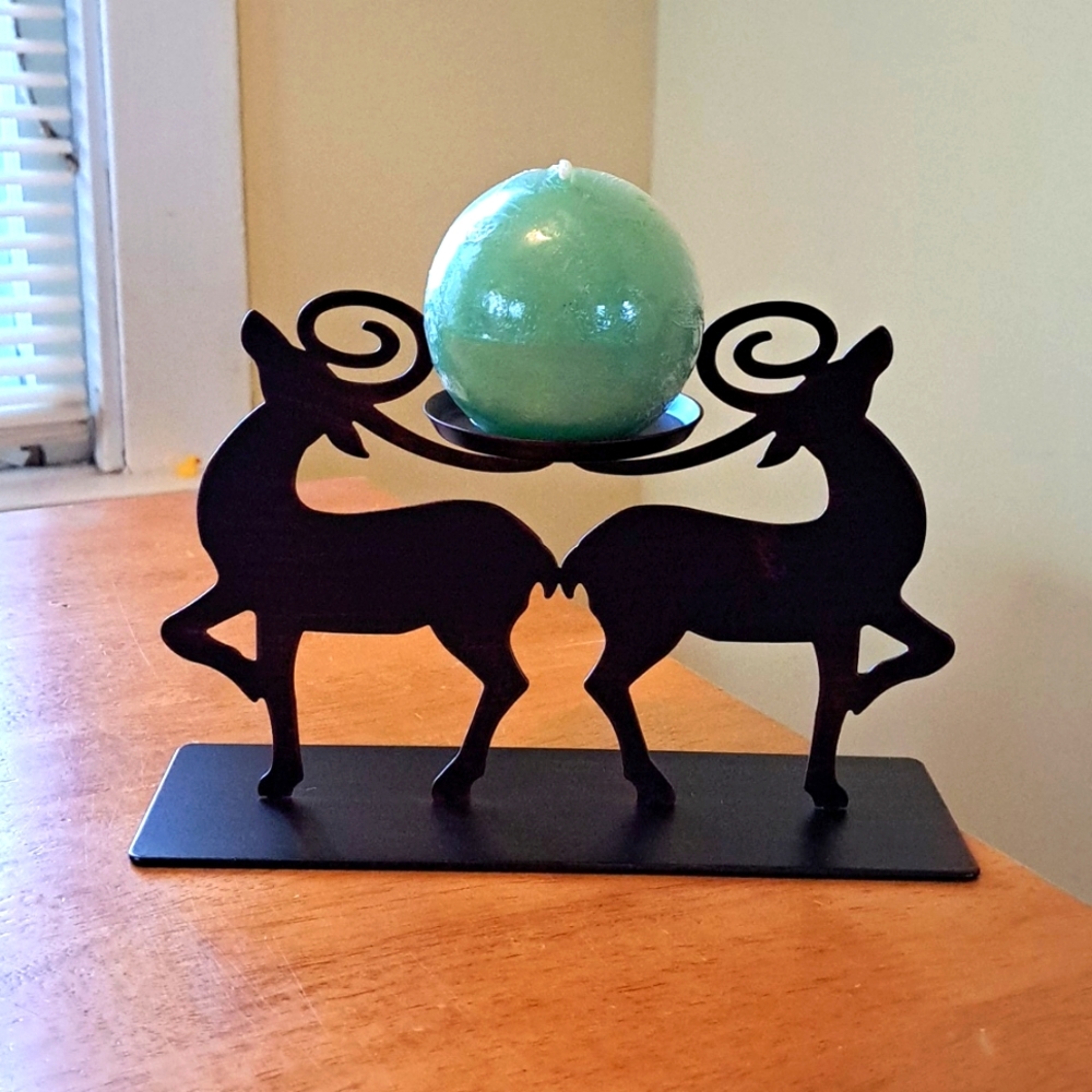 Reindeer Candle Holder Partylite NWOB